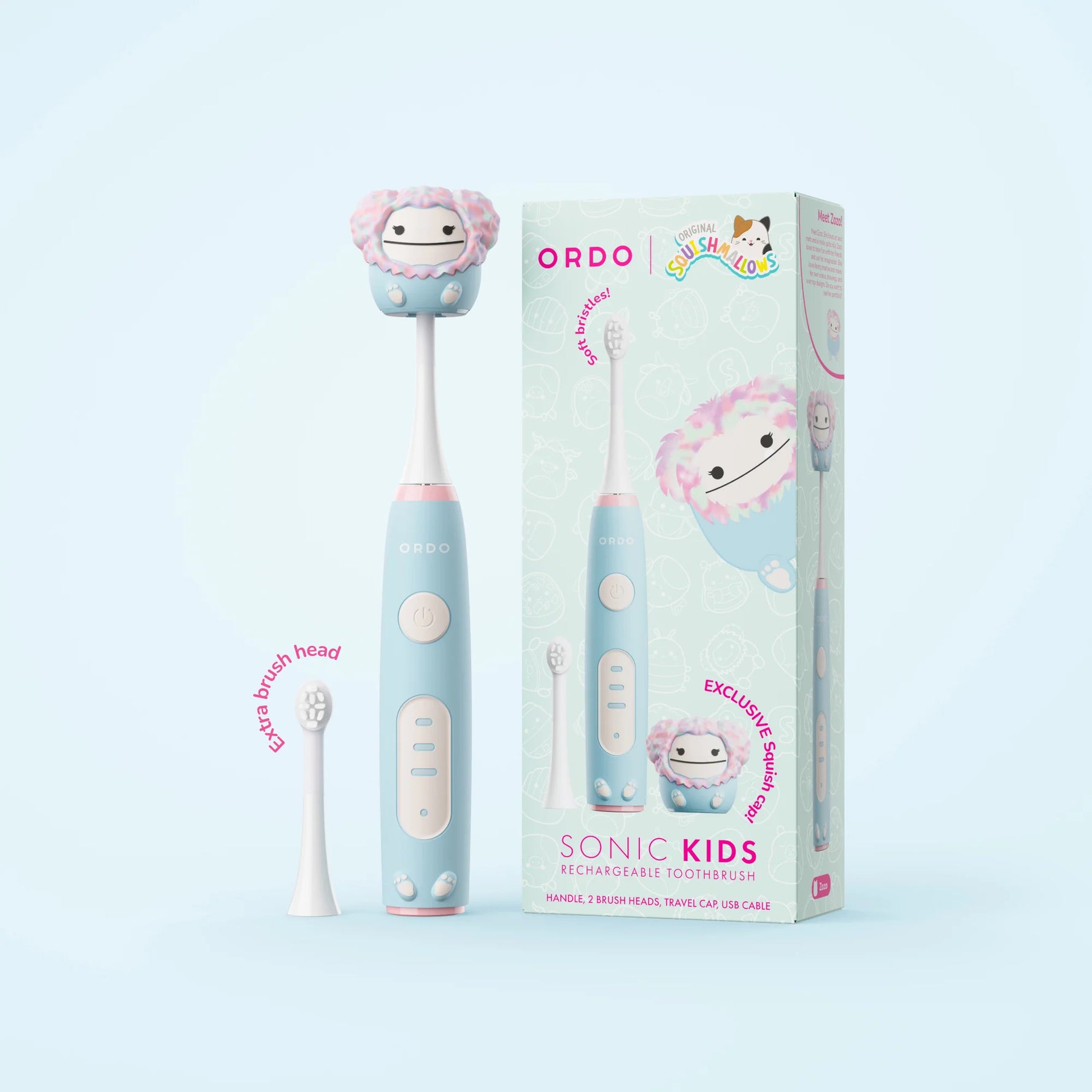 ORDO SONIC Kids Rechargeable Toothbrush Squishmallows - Go Oral Care