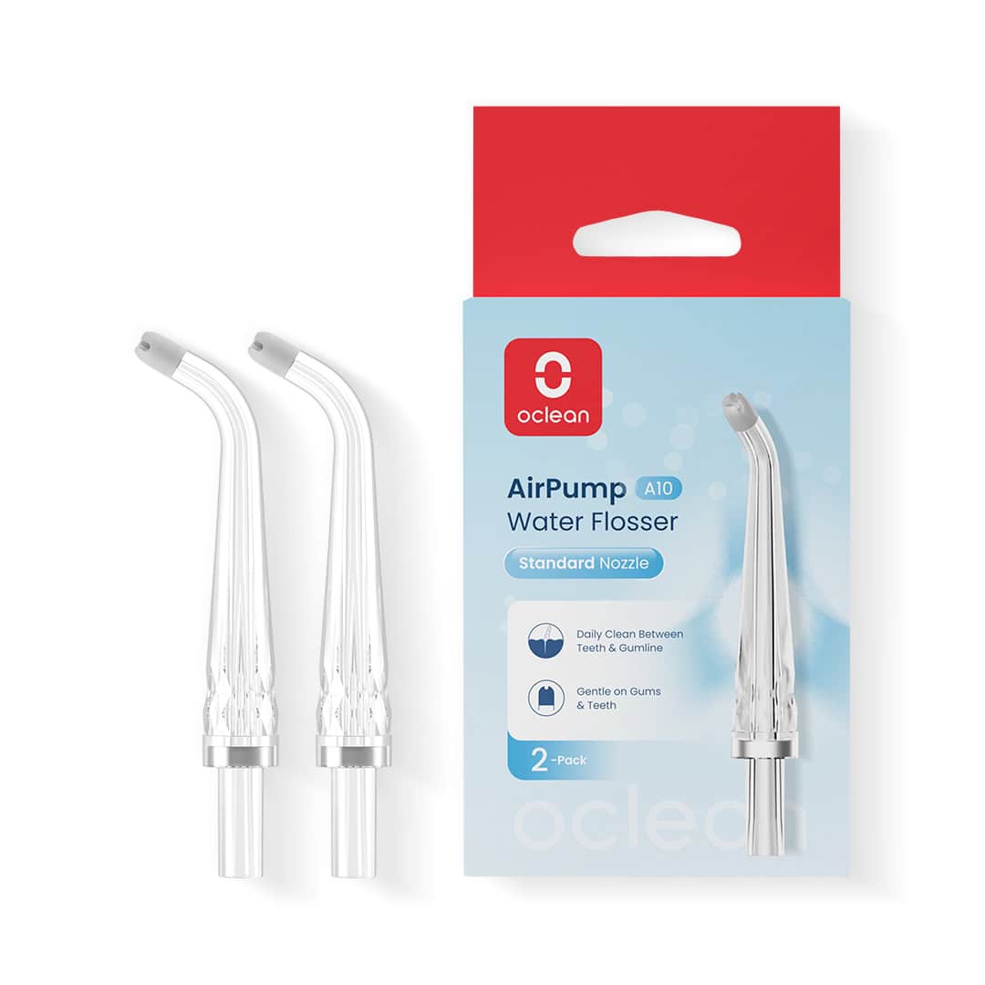 Oclean A10 Airpump Standard Repl Nozzle Transparent 2pcs - Go Oral Care