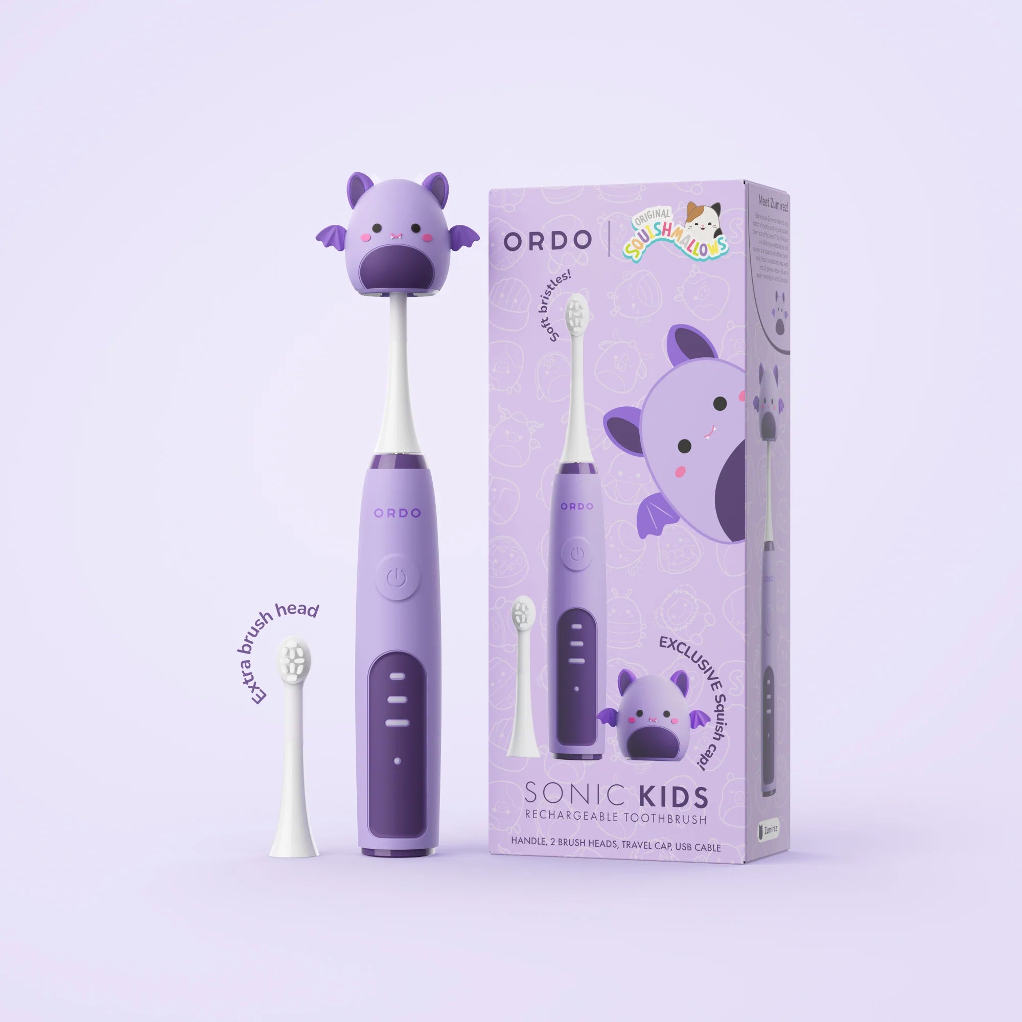 ORDO SONIC Kids Rechargeable Toothbrush Squishmallows - Go Oral Care