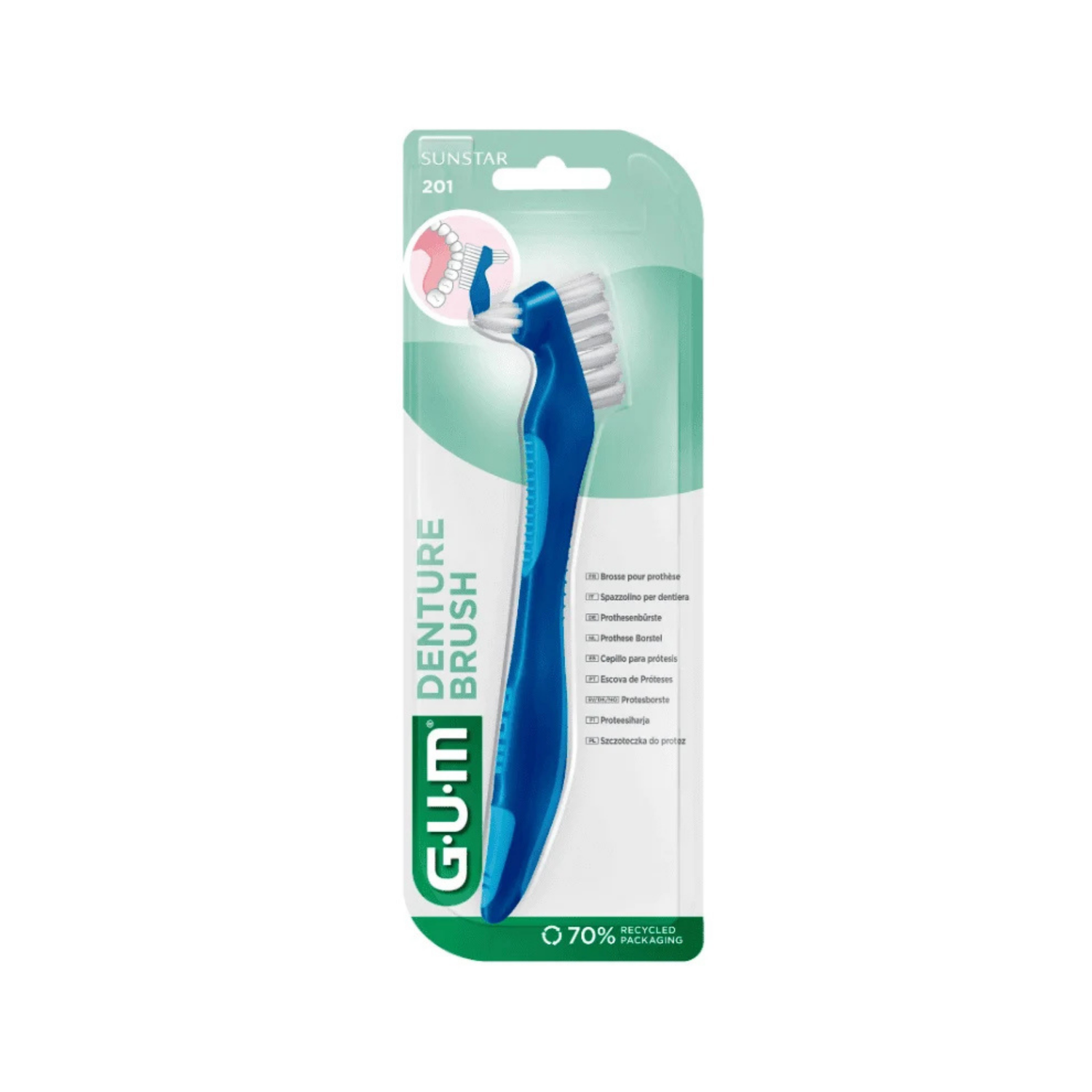 GUM Denture Toothbrush