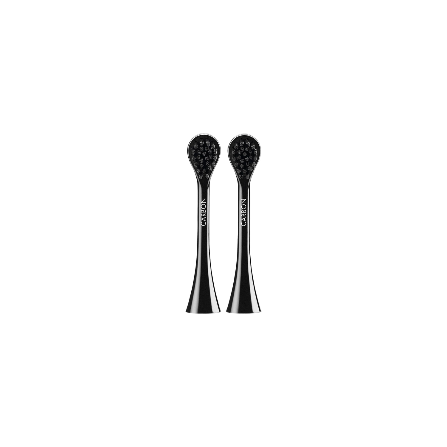 Curaprox Hydrosonic Black is White Carbon Brush head Duo Pack