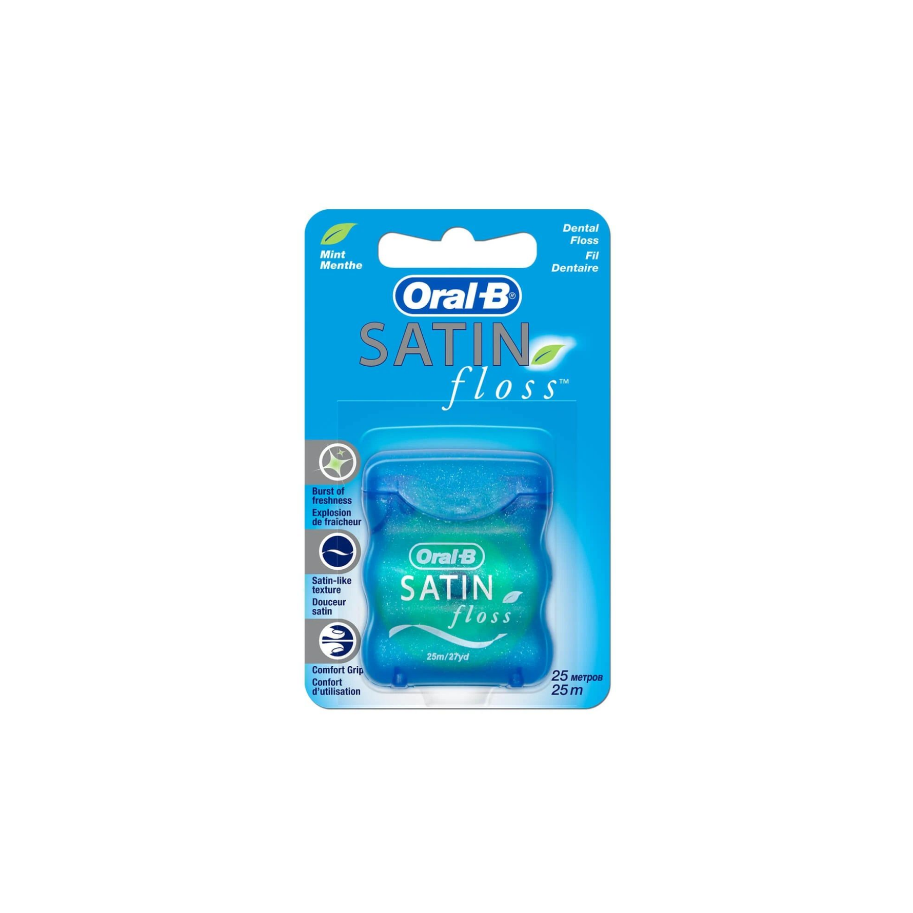 ORAL B Satin floss Mint-25M - Go Oral Care