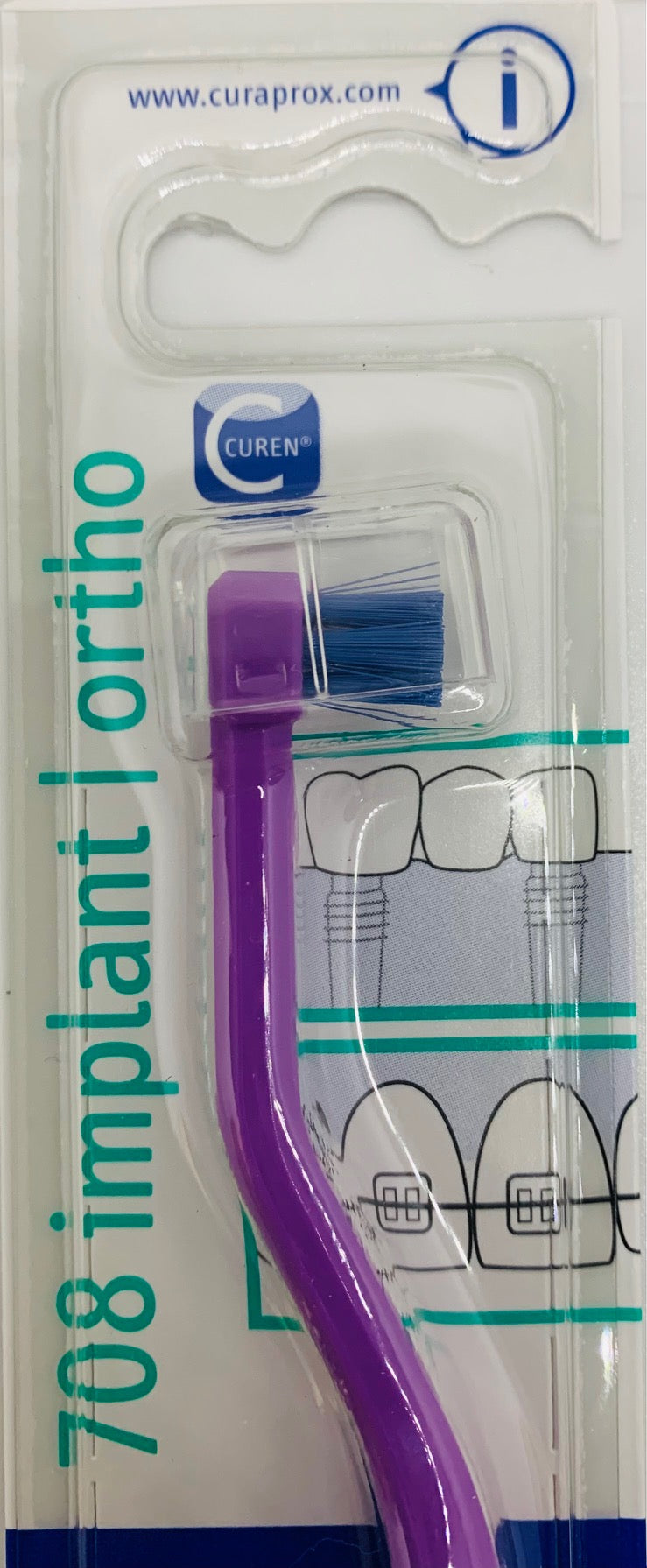 Curaprox CS708 Implant Ortho Toothbrush - Go Oral Care