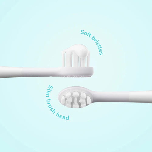 Ordo Sonic Squishmallows Kids Rechargeable - Brush Heads - White - 4 Pack - Go Oral Care