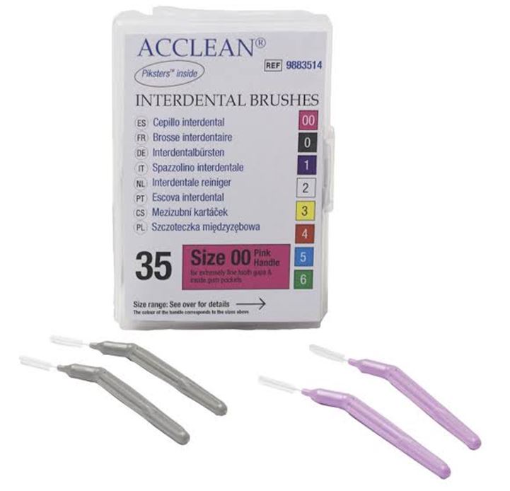 Acclean Interdental Brushes-35 Brushes - Go Oral Care