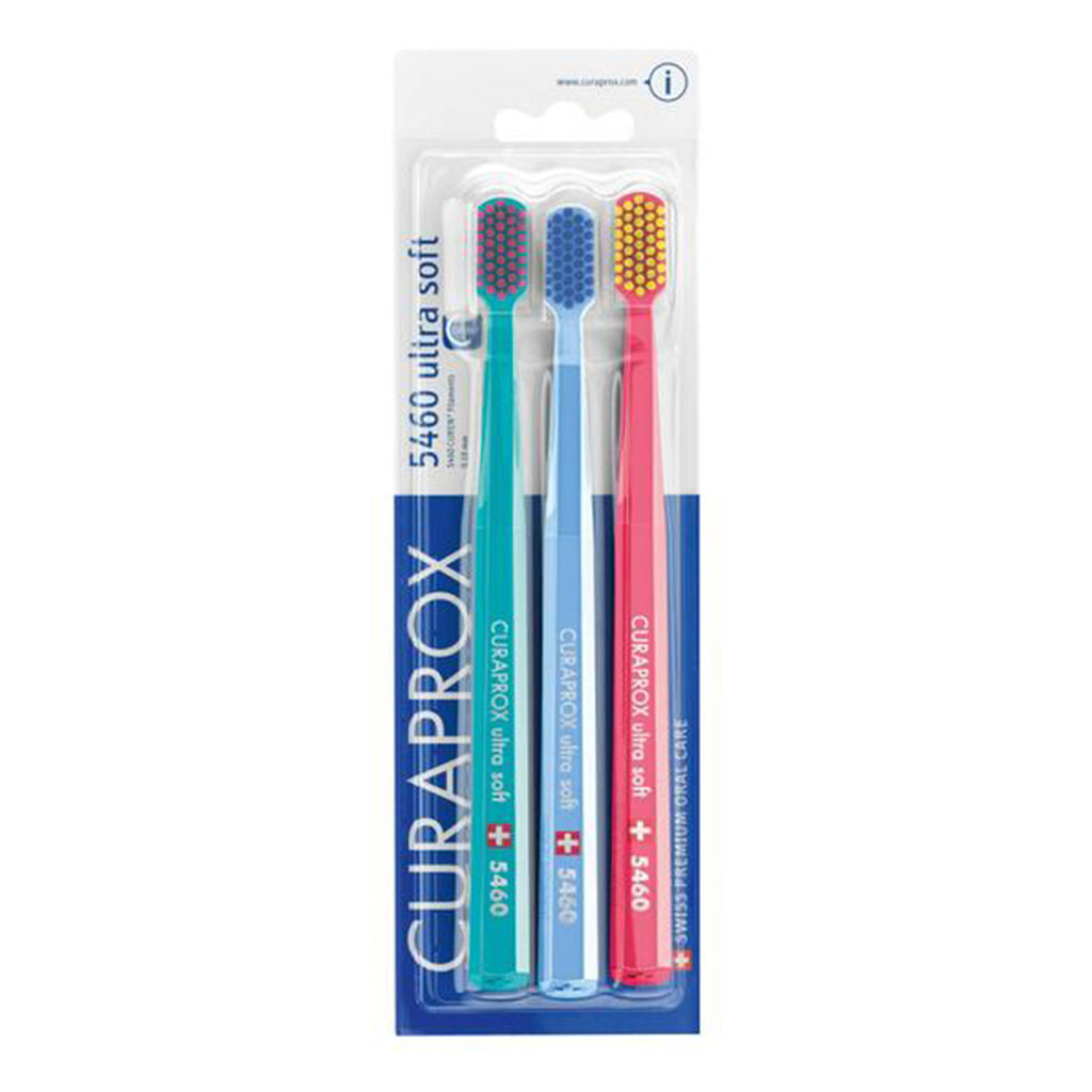 Curaprox CS 5460 Ultra Soft Toothbrushes - Three-Pack - Go Oral Care