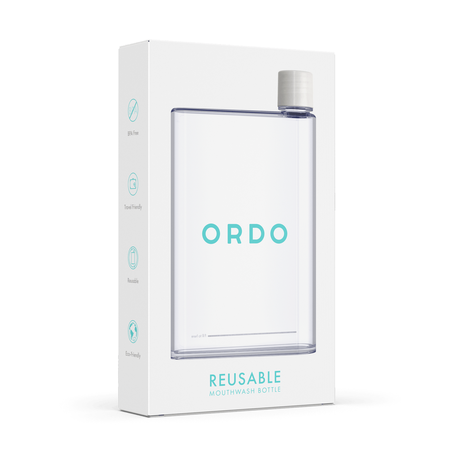 Ordo Reusable Mouthwash Bottle - Go Oral Care