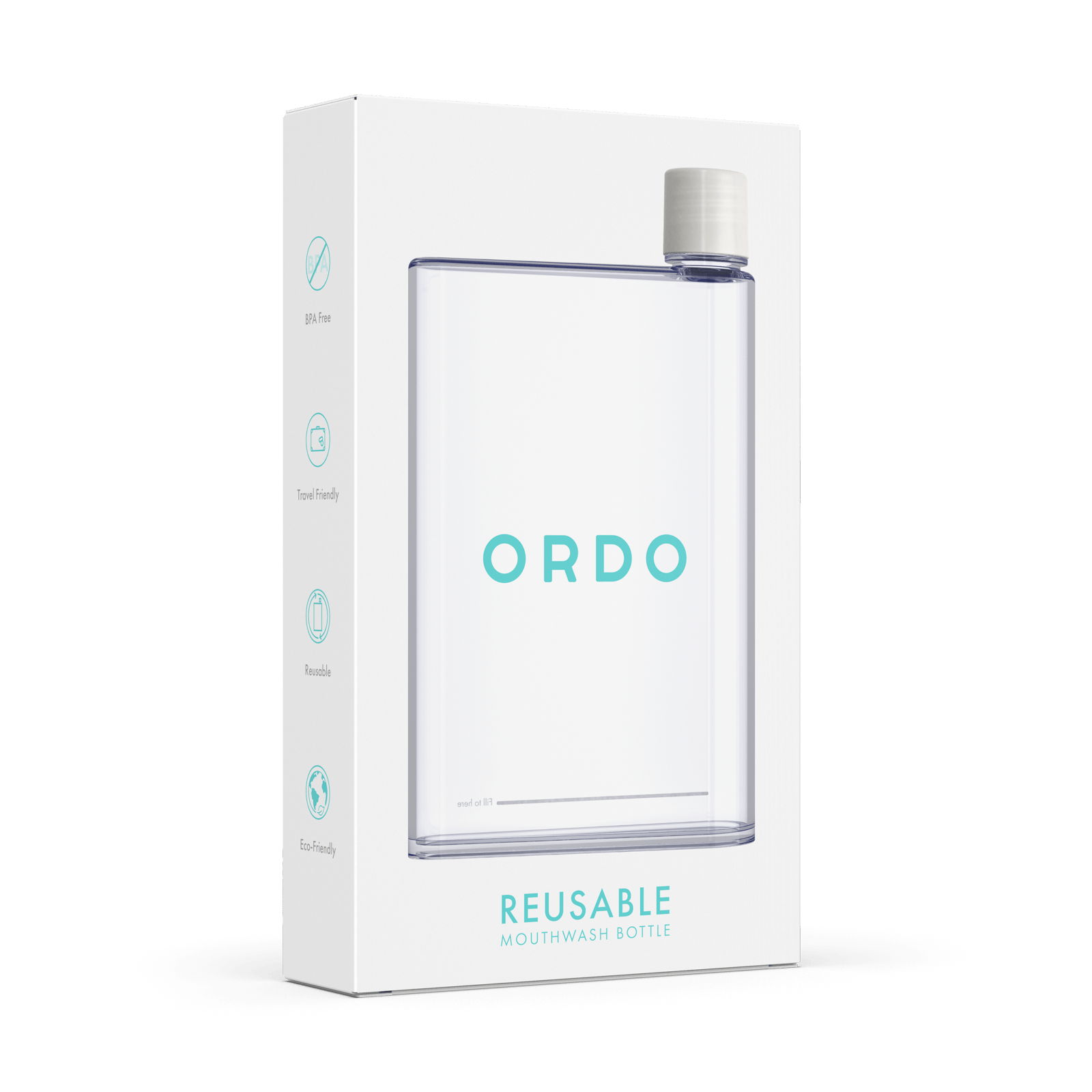 Ordo Reusable Mouthwash Bottle - Go Oral Care