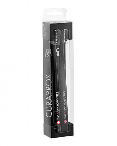 Curaprox Black is White Toothbrushes Two-Pack - Go Oral Care