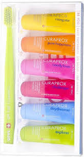 Curaprox BE YOU - Toothbrush & Toothpastes - Six Taste Pack - Go Oral Care